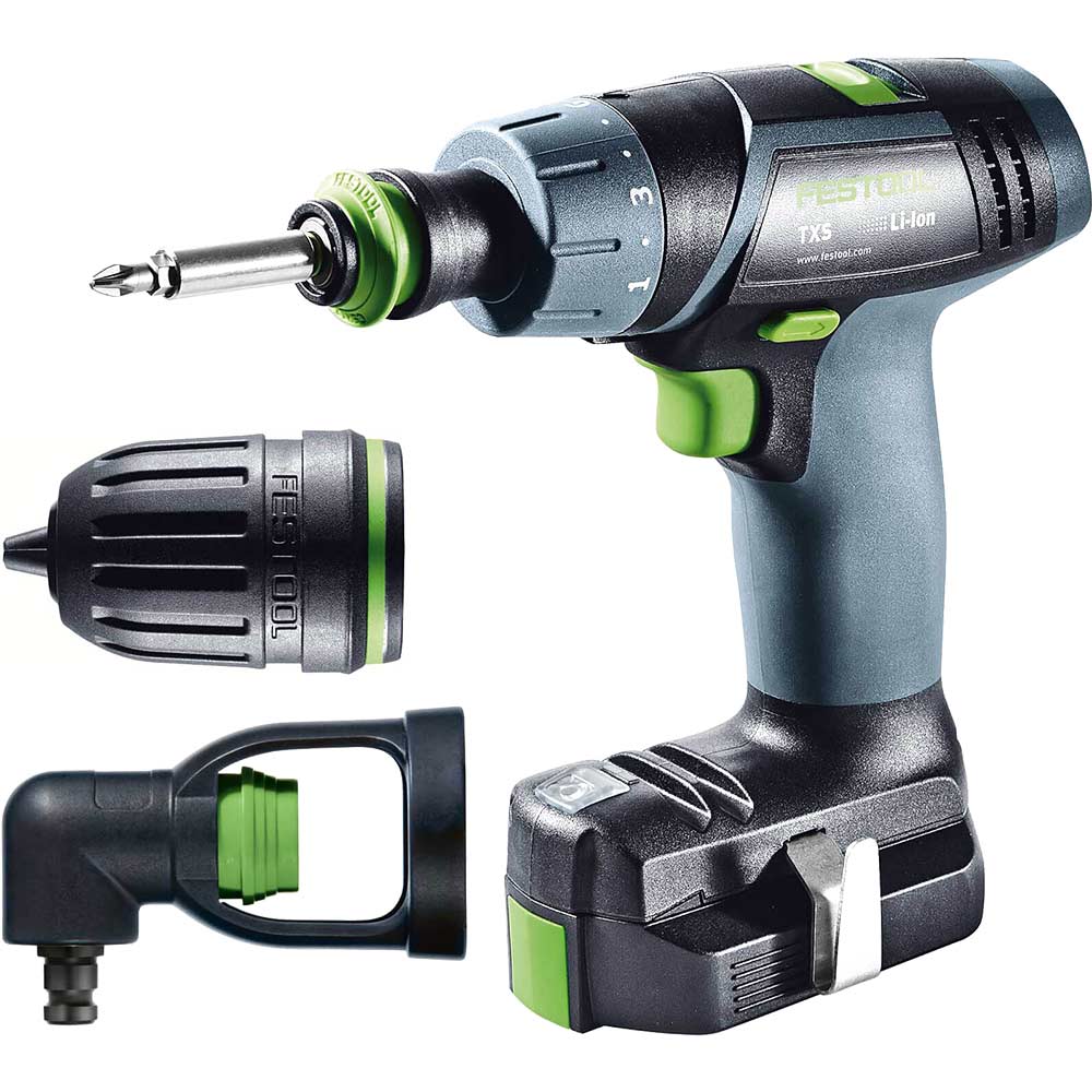 Festool TXS LI Set Cordless Drill Set Drill Drivers