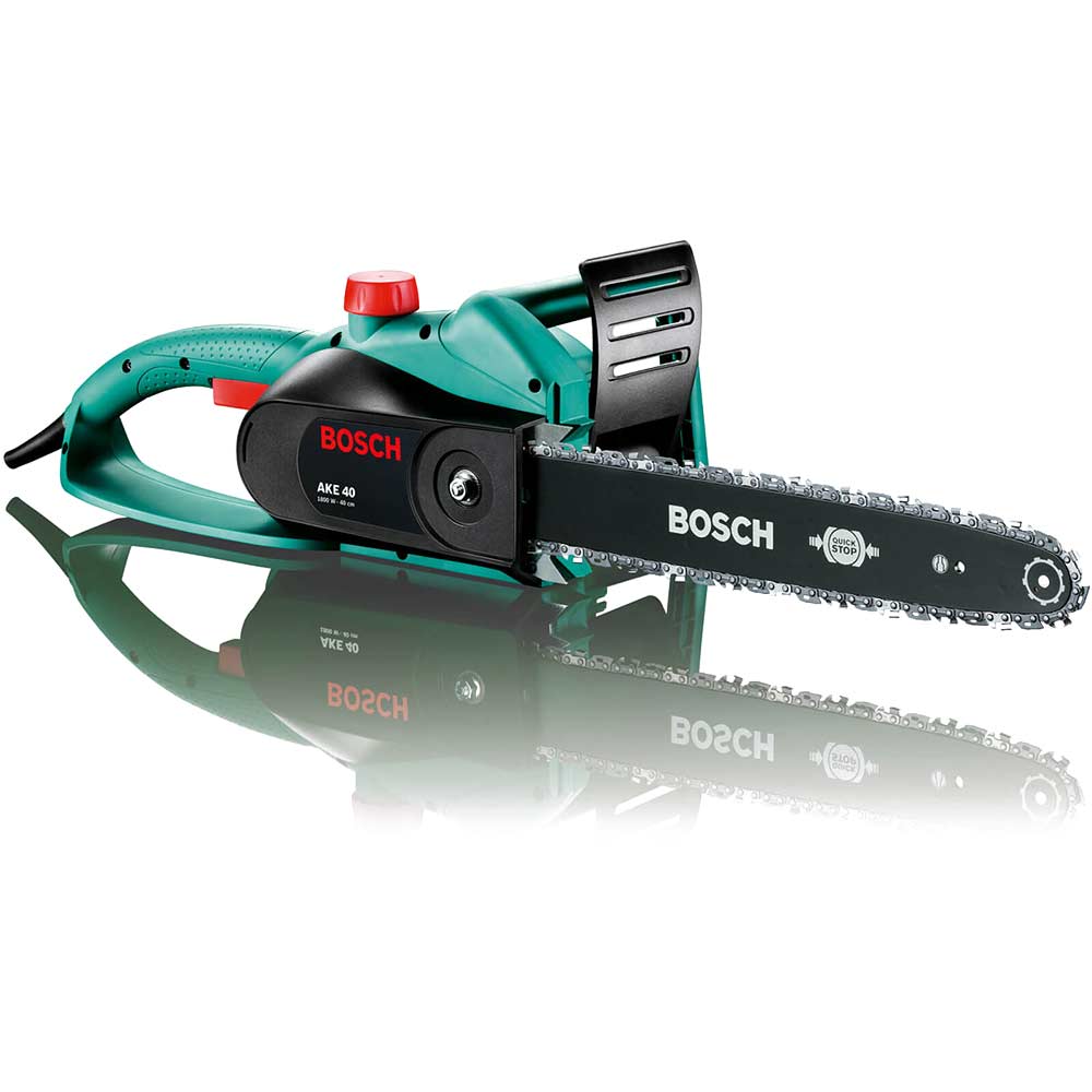 Bosch AKE 40 Electric Chain Saw 400mm Bar Length 1800w 240v