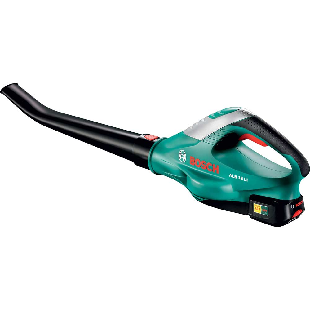 Bosch POWER4ALL ALB 18 LI 18v Cordless Garden Leaf Blower with 1 Lithium Ion Battery 2ah