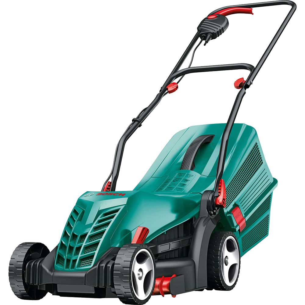 Image of Bosch ROTAK 34 R Electric Rotary Lawnmower 340mm Cut Width 1300w 240v