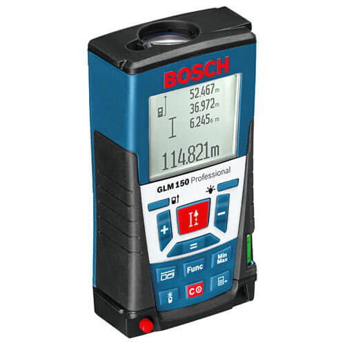 Bosch GLM 150 Laser Distance Measure 150 Metre Range Metric & Imperial