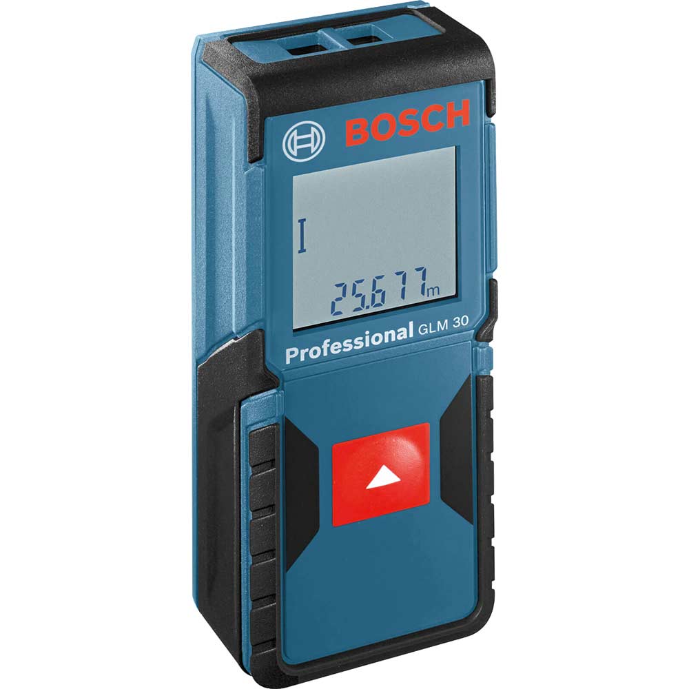 Image of Bosch GLM 30 Laser Distance Measurer 30 Metre Range Metric
