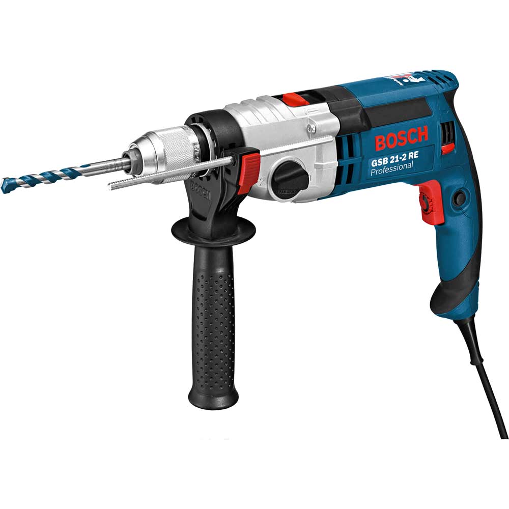 Image of Bosch GSB 21-2RE Hammer Drill with Variable Speed 1100w 240v