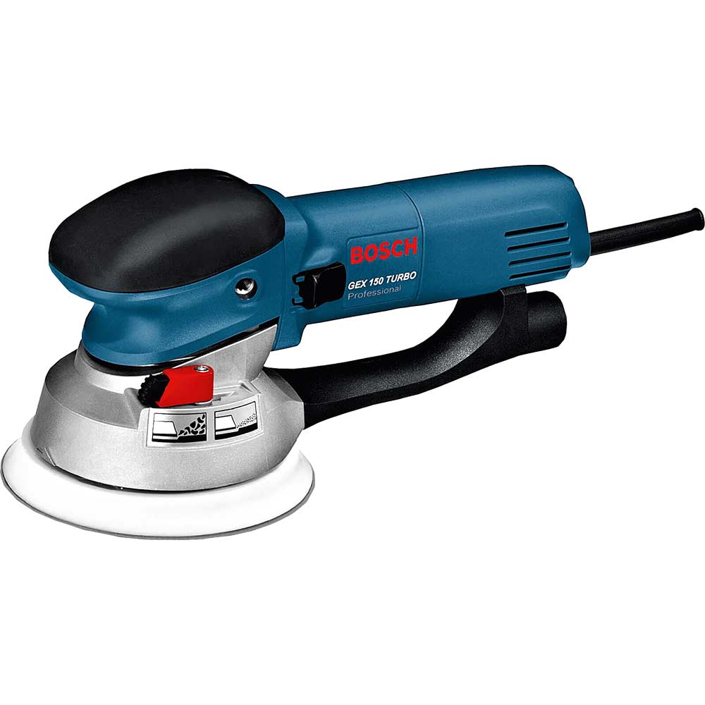 Bosch GEX 150 TURBO Random Orbit Sander 150mm Disc 600w 240v