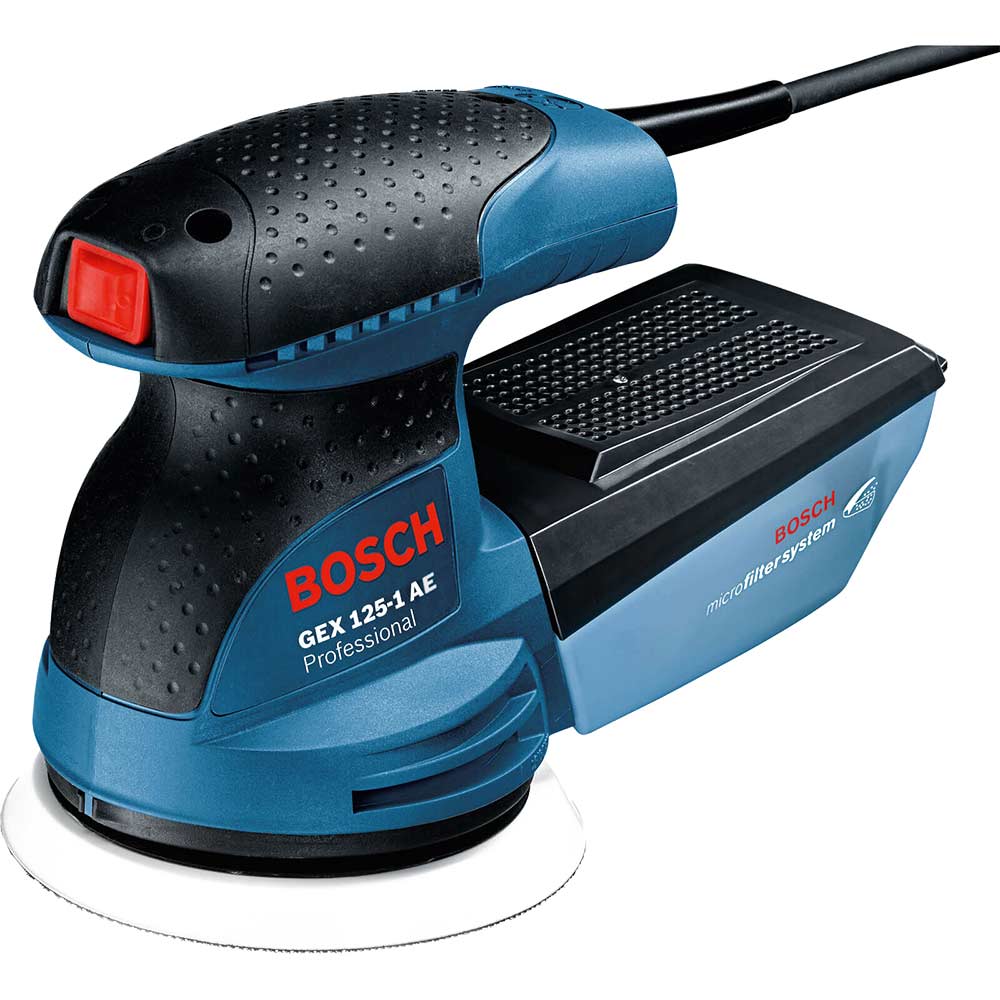 Image of Bosch GEX 125-1 AE Random Orbit Sander 125mm Disc 250w 240v