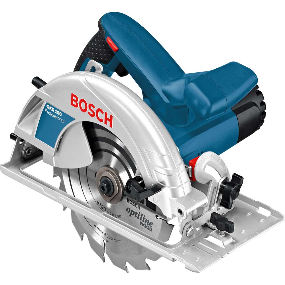 Image of Bosch GKS 190 Circular Saw 190mm Blade 1400w 110v
