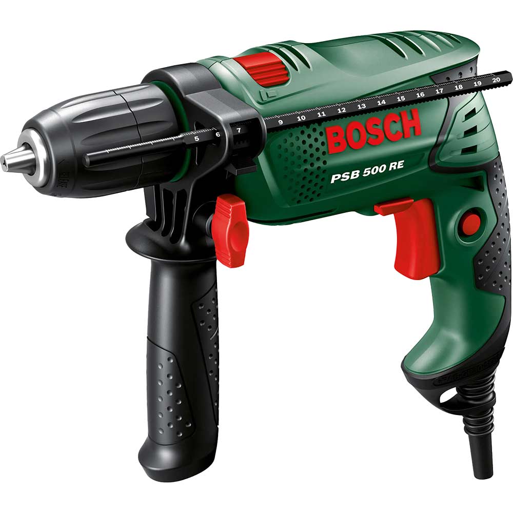 Bosch PSB 500 RE Compact Electric Hammer Drill 500w 240v