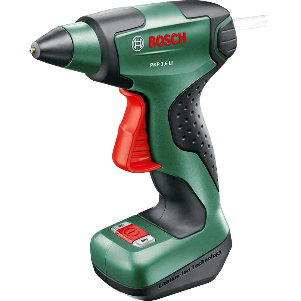 Image of Bosch PKP 3.6 LI 3.6v Cordless Glue Gun with Integrated Lithium Ion Battery 1.5ah