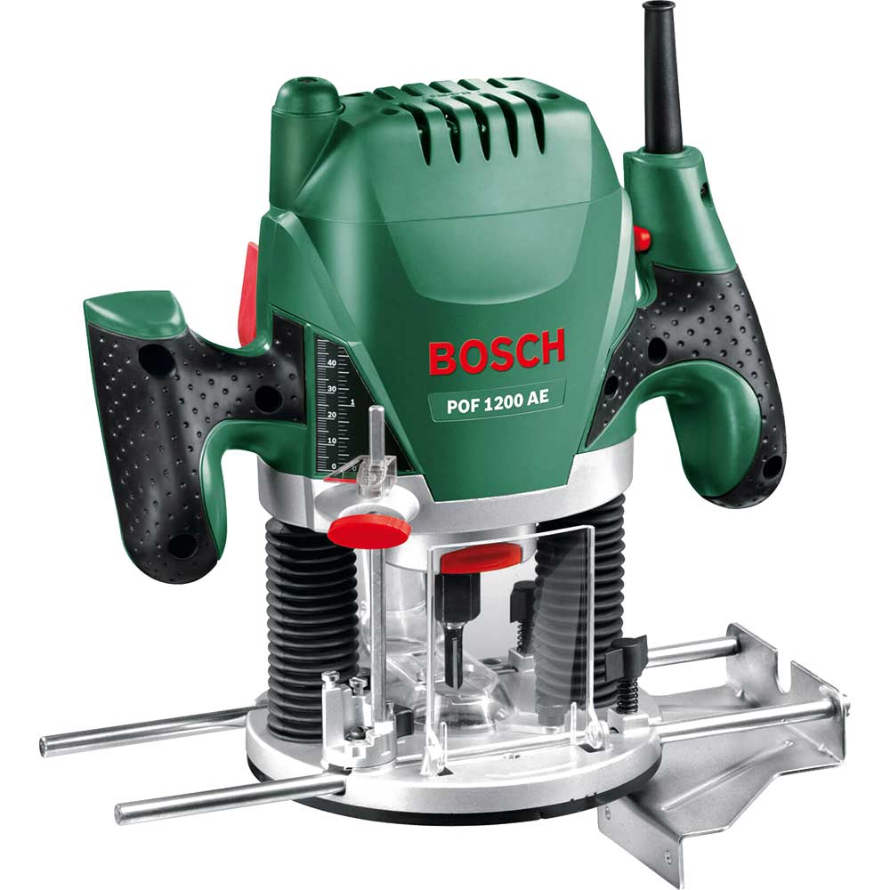 Image of Bosch POF 1200AE 1/4&quot; Plunge Router 1200w 240v
