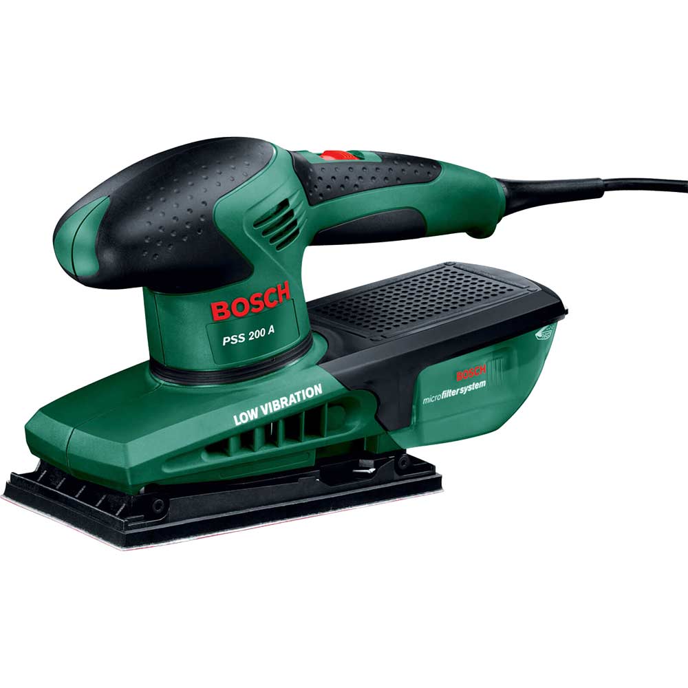 Bosch PSS 200A Orbital Sander 93 x 185mm Sheet 200w 240v