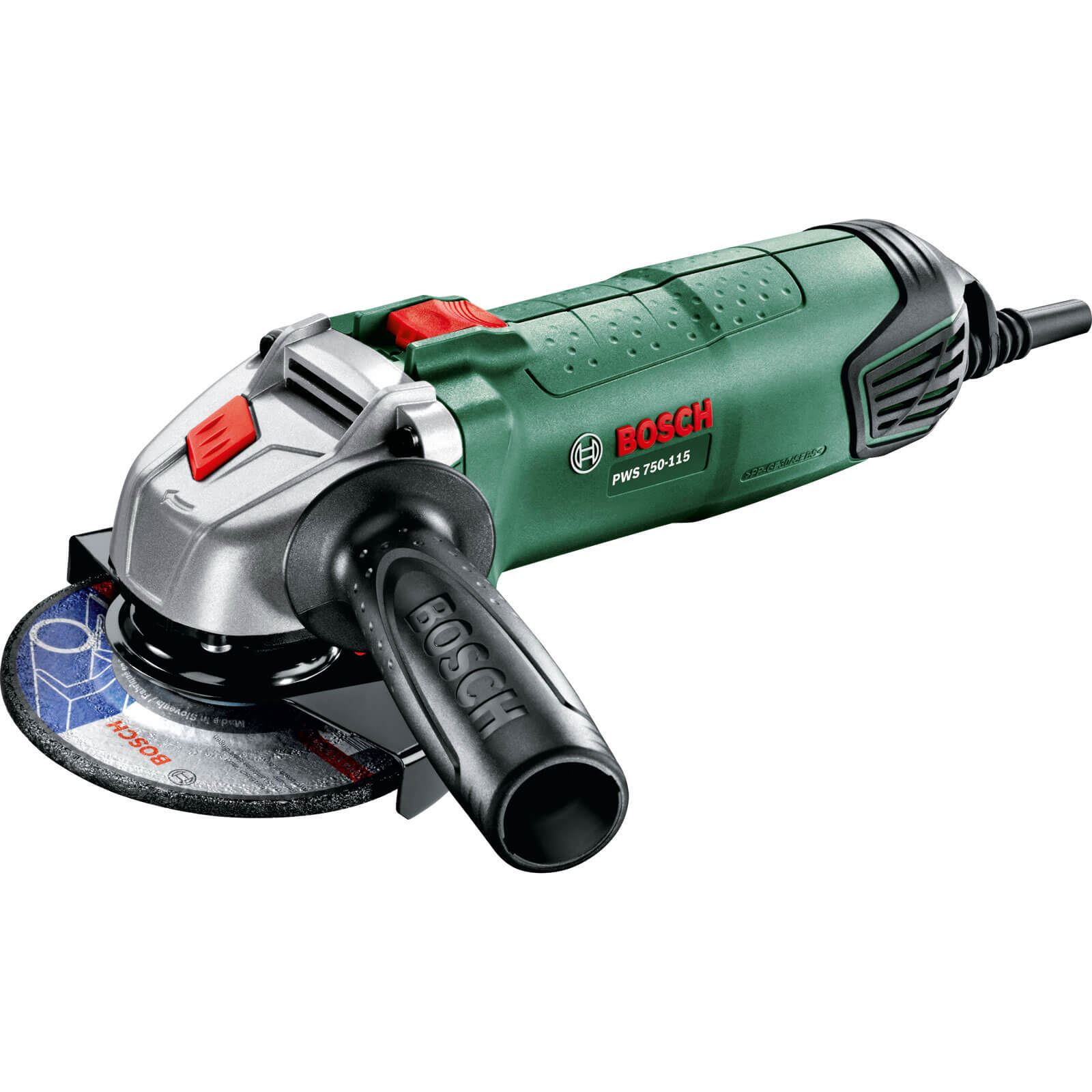 Bosch PWS 750-115 Electric Angle Grinder 115mm / 4.5" Disc 750w 240v