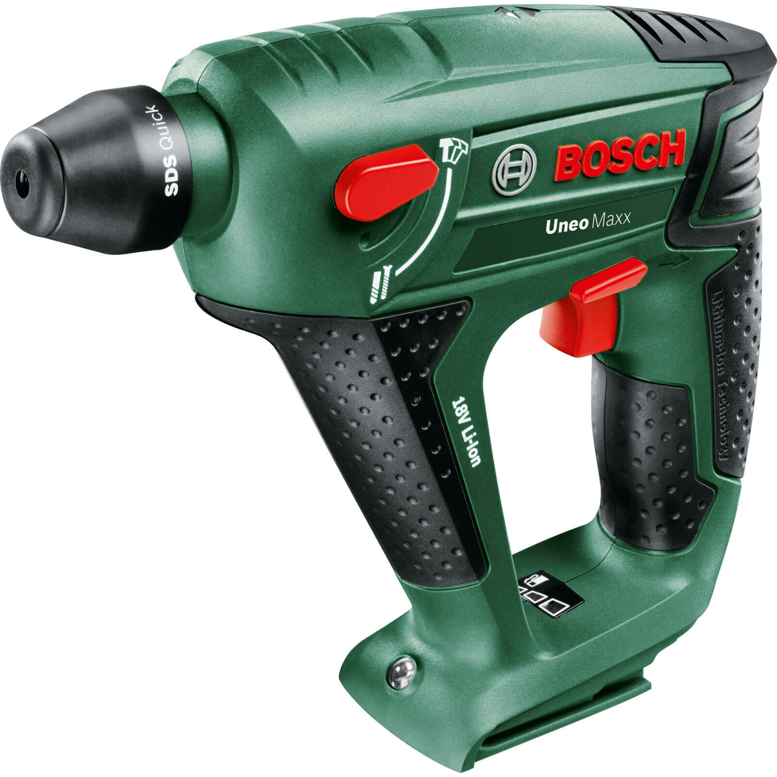 Bosch POWER4ALL UNEO Maxx 18v Cordless 3 in 1 SDS Quick Combi Drill without Battery or Charger