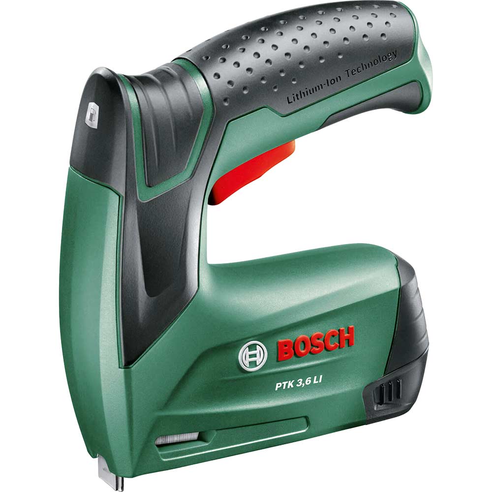 Image of Bosch PTK 3.6 LI 3.6v Cordless Staple Gun with Integral Lithium Ion Battery