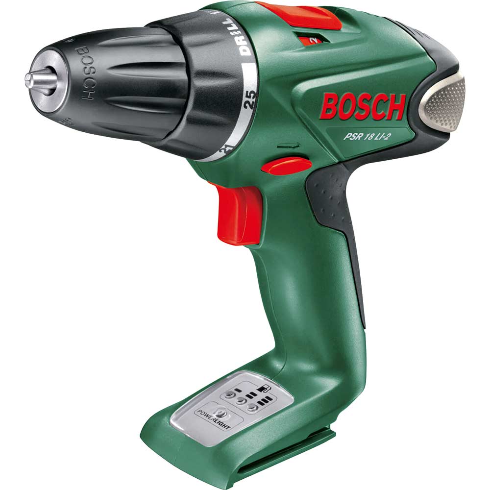 Image of Bosch POWER4ALL PSR 18 LI-2 18v Cordless Compact Drill Driver without Battery or Charger
