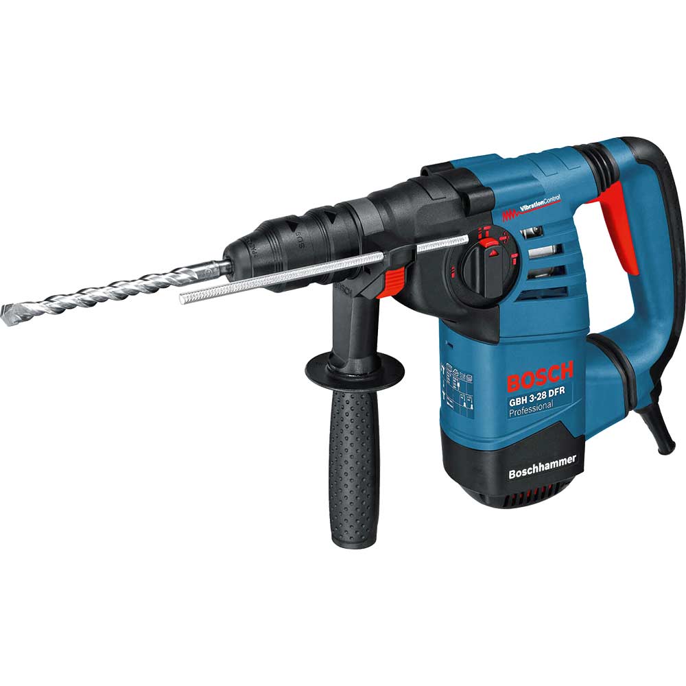 Image of Bosch GBH 3-28 DFR 3Kg SDS Plus Hammer Drill 800w + Quick Change Chuck 110v