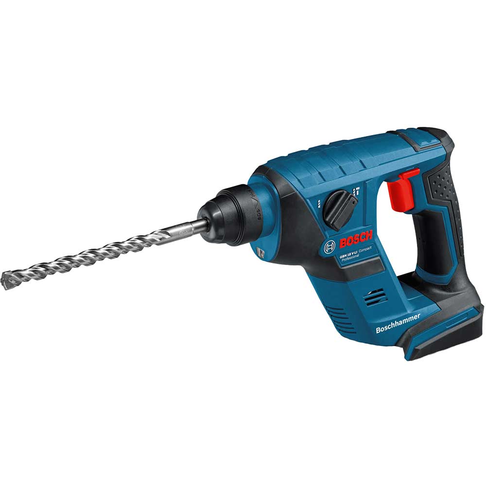 Image of Bosch GBH 18V-LI 18v Cordless Compact SDS Plus Hammer Drill without Battery or Charger