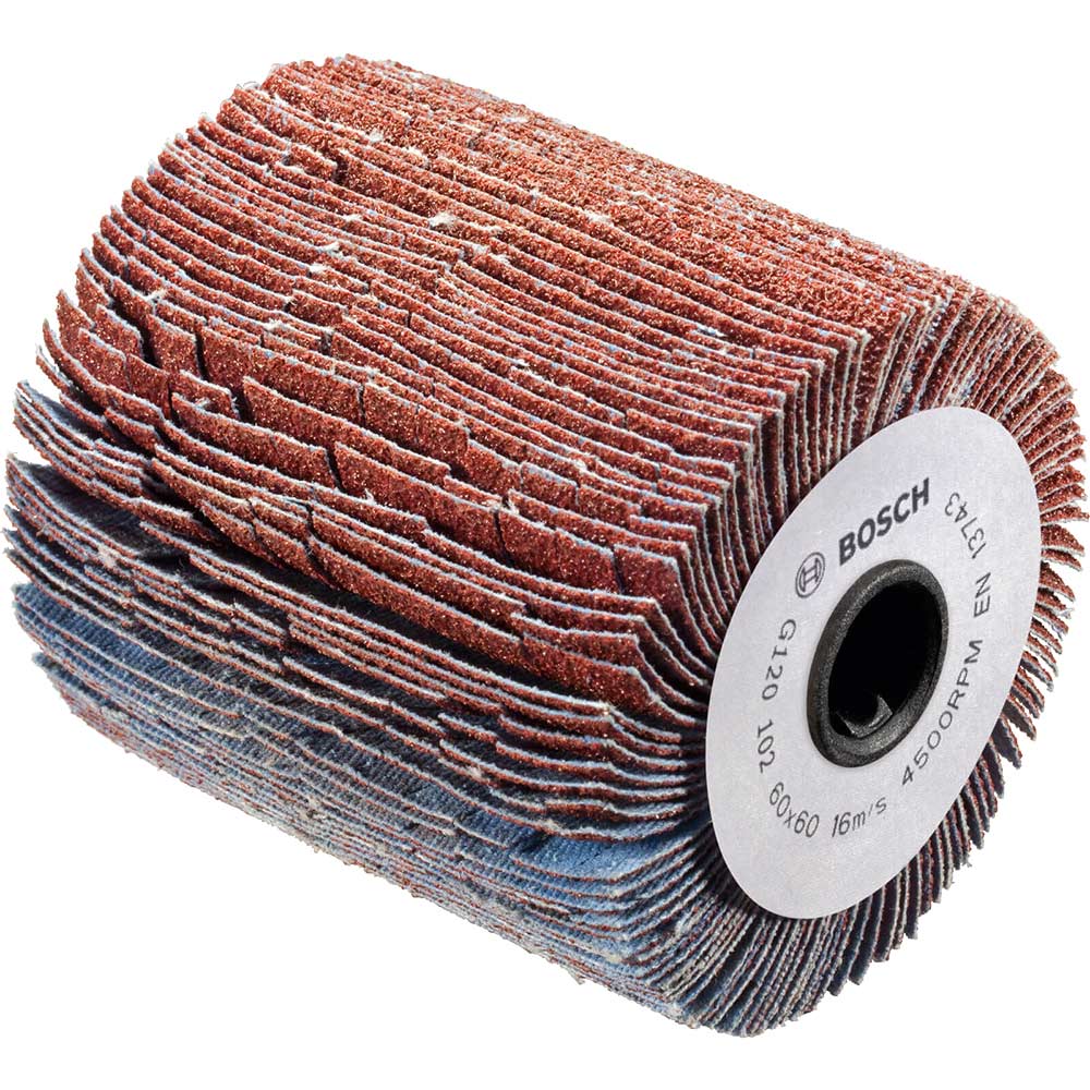 Bosch LR 60 K120 Lamella Sanding Roll 120 Grit 60mm for PRR 250 ES Sanding Roller