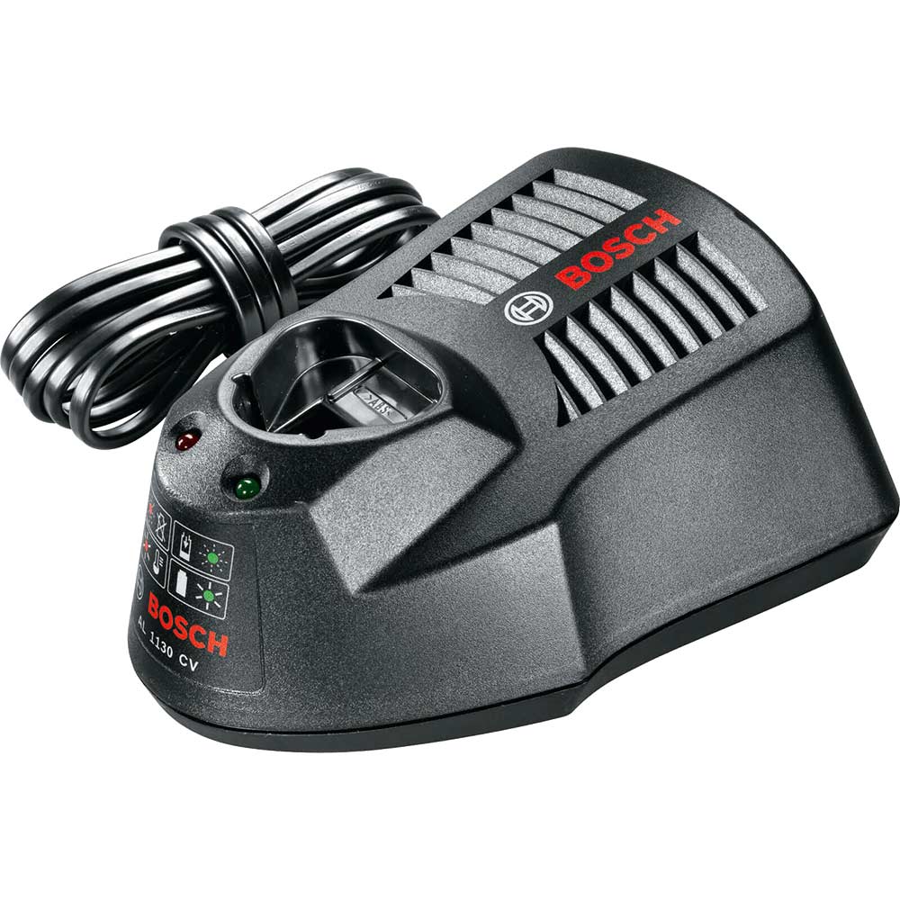 Image of Bosch POWER4ALL AL 1130 CV 10.8v 30min Battery Charger for Green Garden & Power Tools