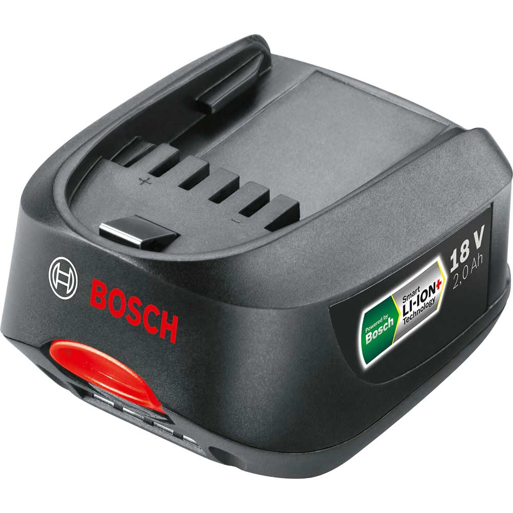 Image of Bosch POWER4ALL 18v Cordless Lithium Ion Battery Pack 2ah for POWER4ALL Green Garden & Power Tools