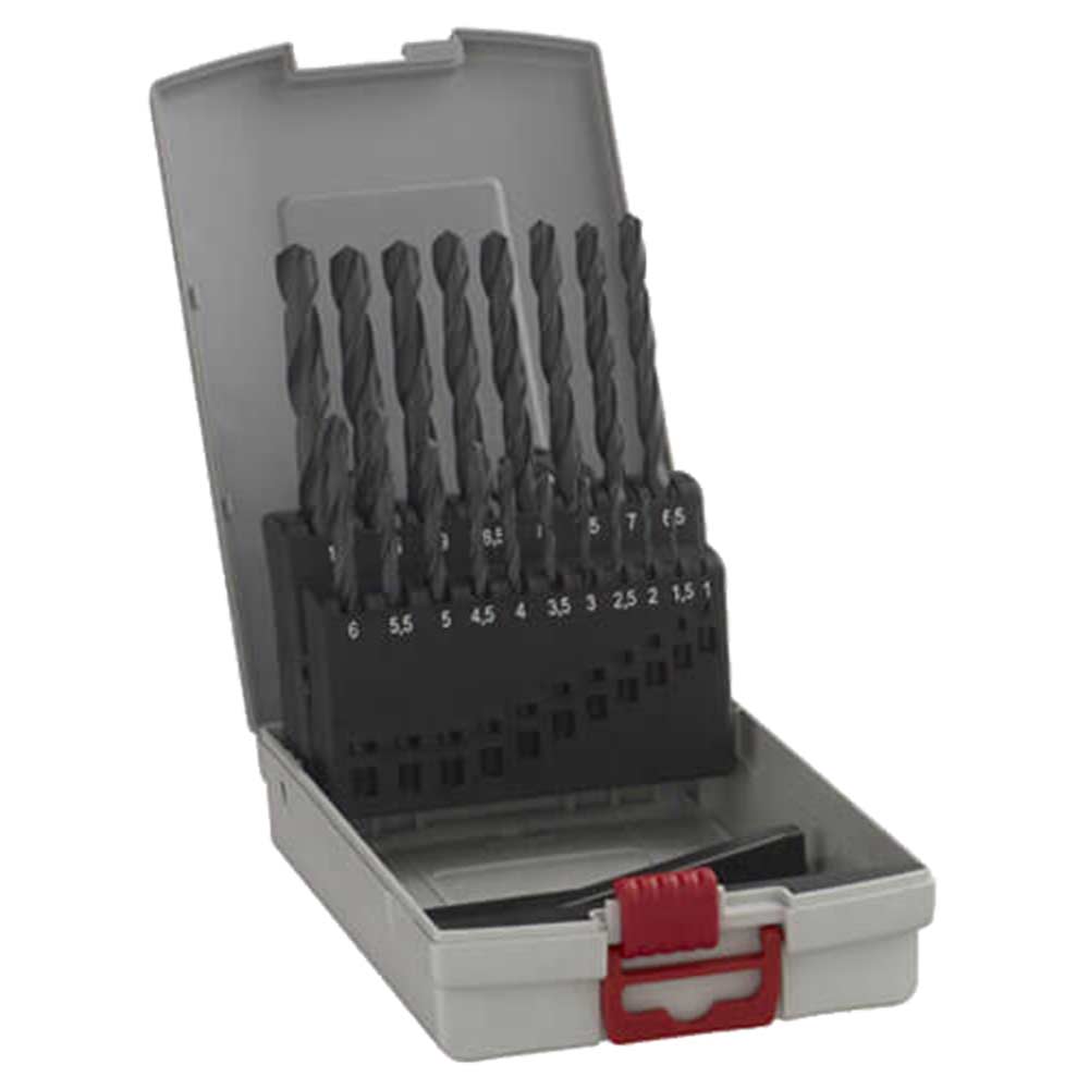 Image of Bosch 19 Piece HSS-R Drill Bit Set 1 - 10mm