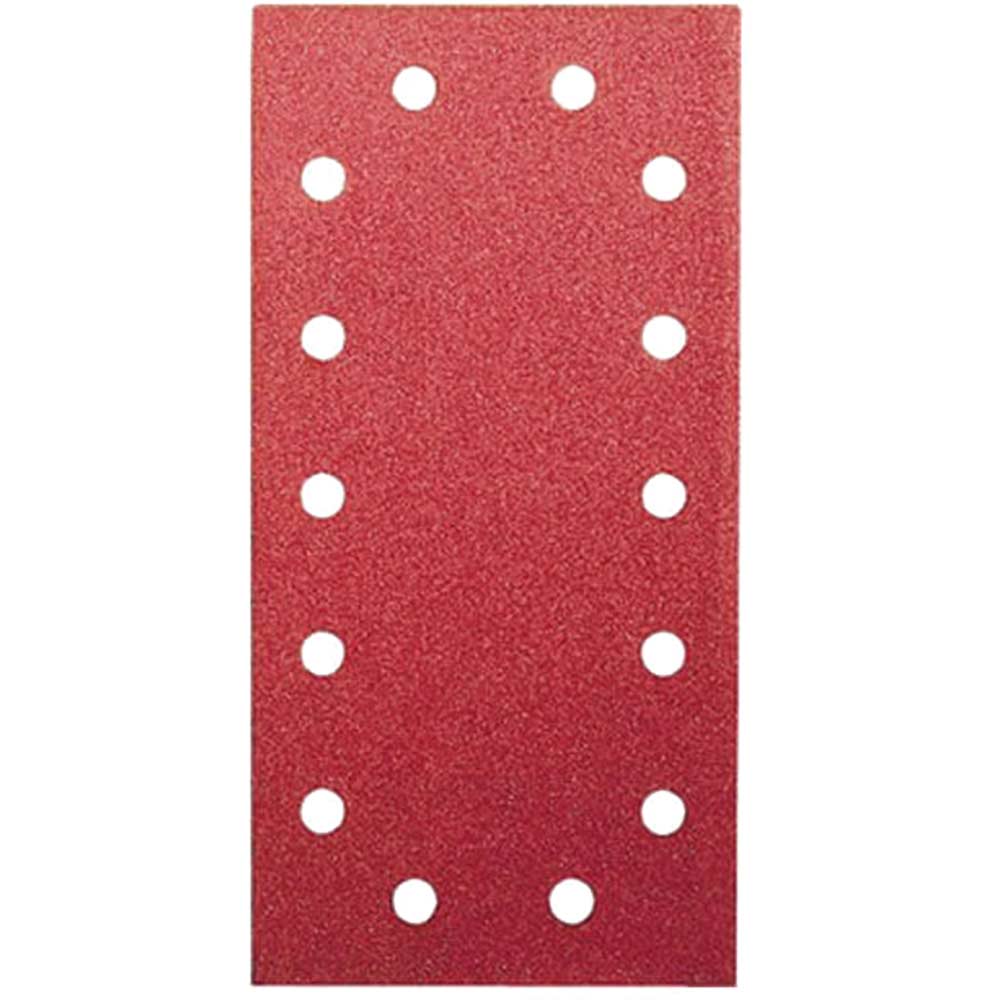 Bosch Sanding Sheets 115X230mm - 120 Grit - Red (Wood) Pack of 10