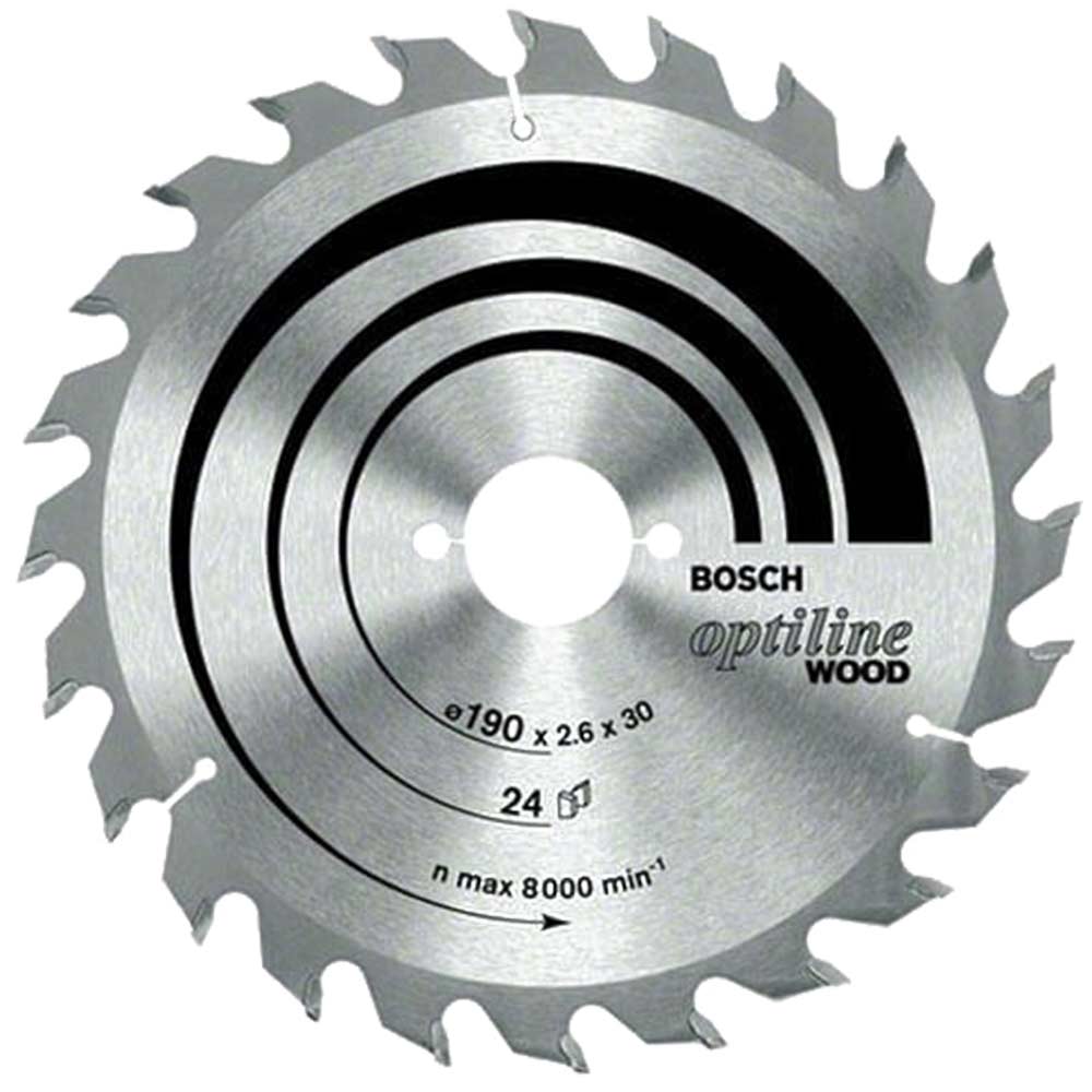 Image of Bosch Optiline Circular Saw Blade 210mm x 36 Teeth 30mm Bore