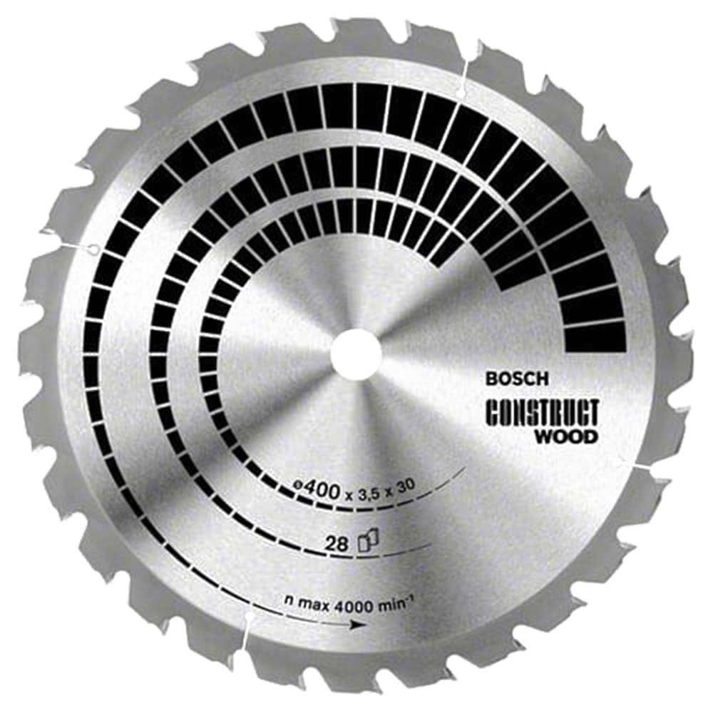 Bosch Construct Bench Circular Saw Blade 350mm x 24 Teeth 30mm Bore