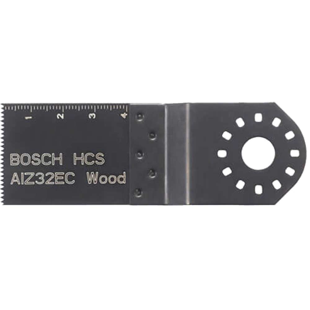 Image of Bosch HSC Plungecut Saw Blade Cuts Wood 32mm Wide x 40mm Long for Bosch PMF & GOP Multi Tools
