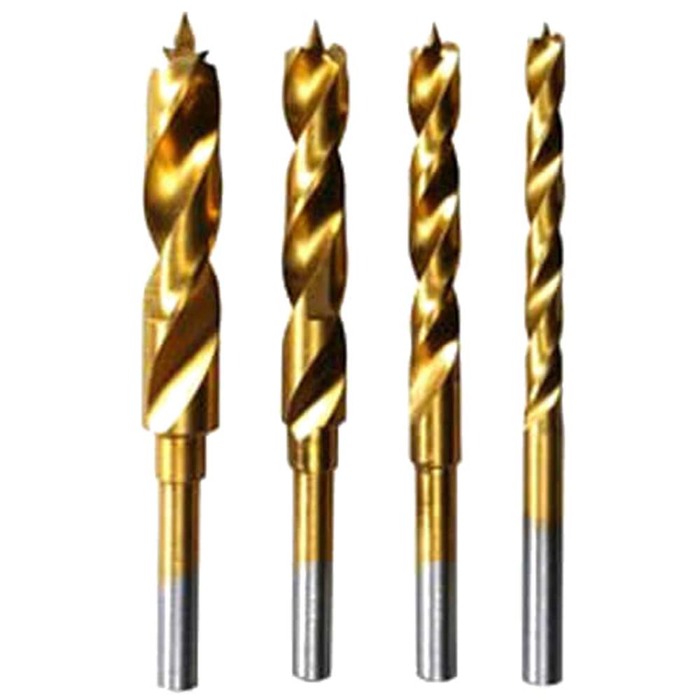 Image of Dremel 636 4 Piece Titanium Wood Drill Bit Set 3 - 6mm