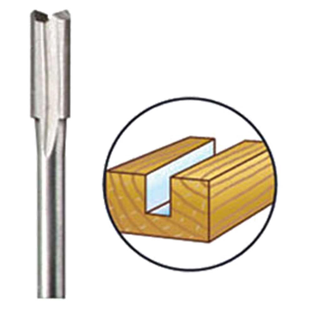 Dremel 652 4.8mm Straight Router Bit 3.2mm Collet use with Router Attachment