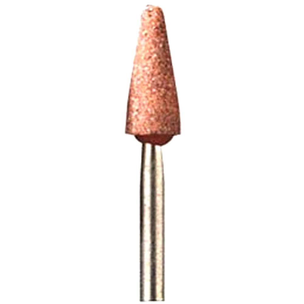 Image of Dremel 953 6.4mm Pointed Aluminium Oxide Grinding Stones Pack of 3 for Rotary Multi Tools