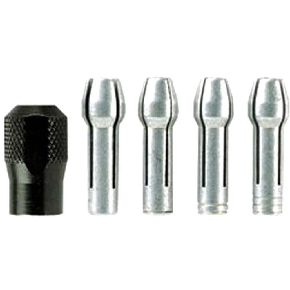 Image of Dremel 4485 Collet Nut Kit Pack of 5 for Dremel Rotary Multi Tools