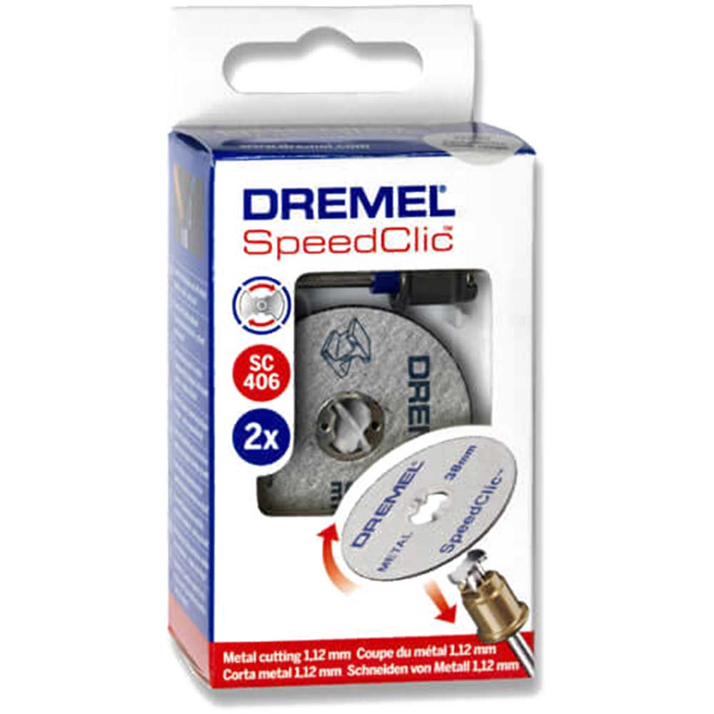 Image of Dremel SC406 EZ SpeedClic 3 Piece Starter Set for Dremel Rotary Multi Tools