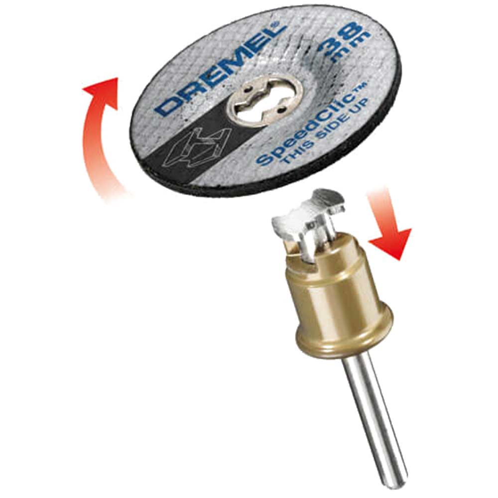 Image of Dremel SC541 EZ SpeedClic 38mm Grinding Wheel for Dremel Rotary Multi Tools