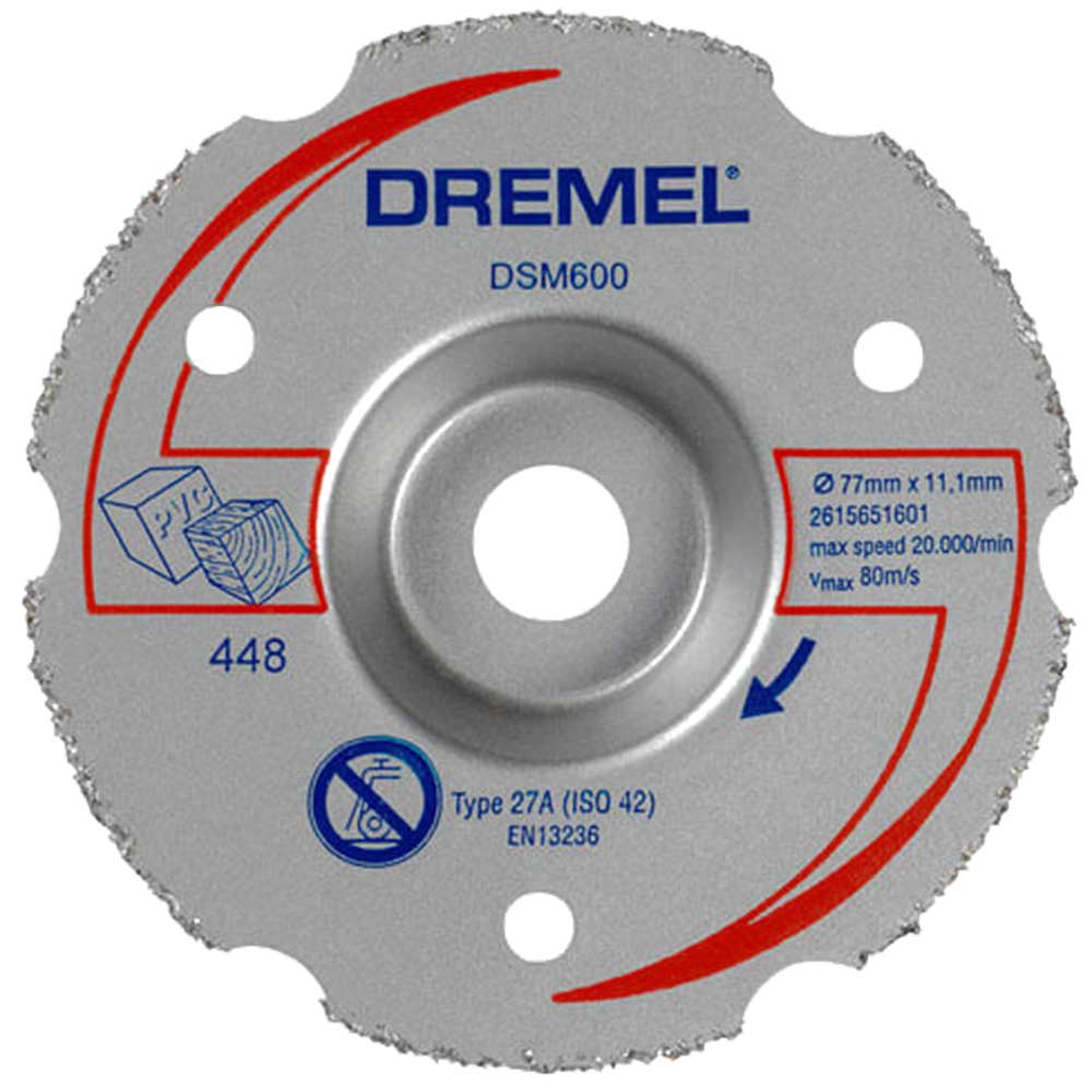 Dremel DSM600 Multipurpose Flush Cutting Wheel for DSM20 Saw-Max