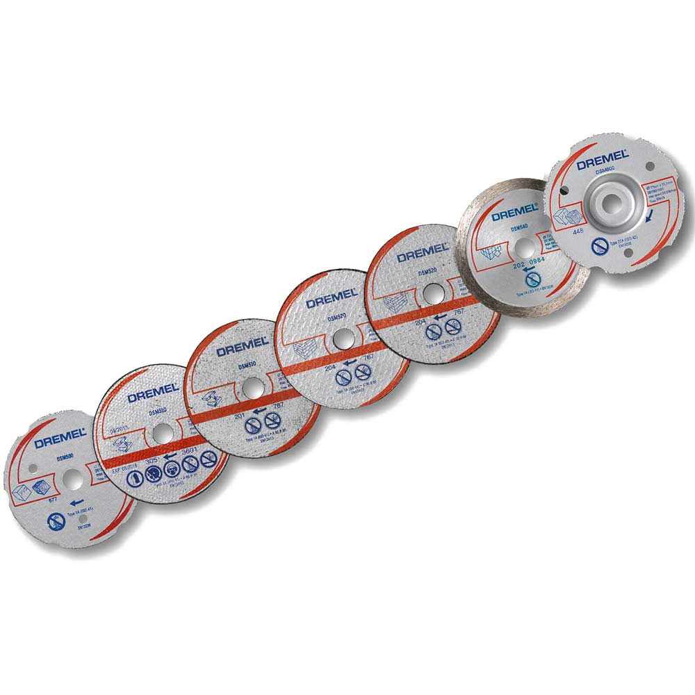 Image of Dremel 7 Piece Accessory Set for DSM20 Saw