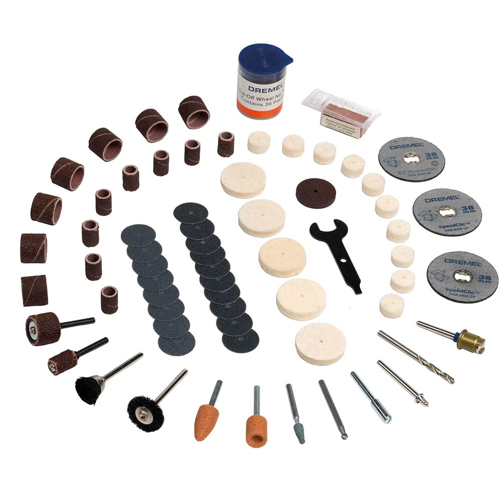 Image of Dremel 100 Piece Accessory Set for Rotary Multi Tools