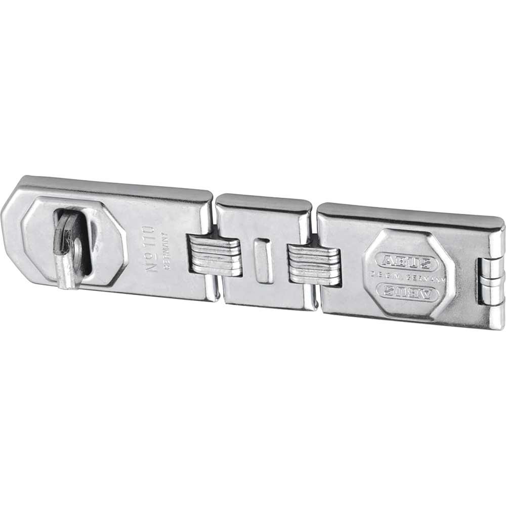 Abus 110 Series Universal Hasp & Staple 195mm Double Jointed