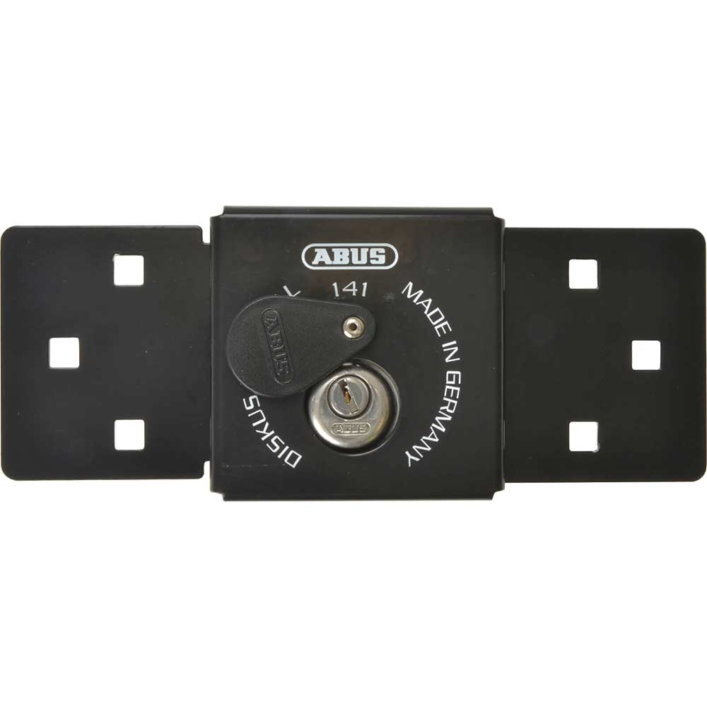 Image of Abus 141 Series Integral Van Lock Black with 70mm 23 Series Diskus Padlock