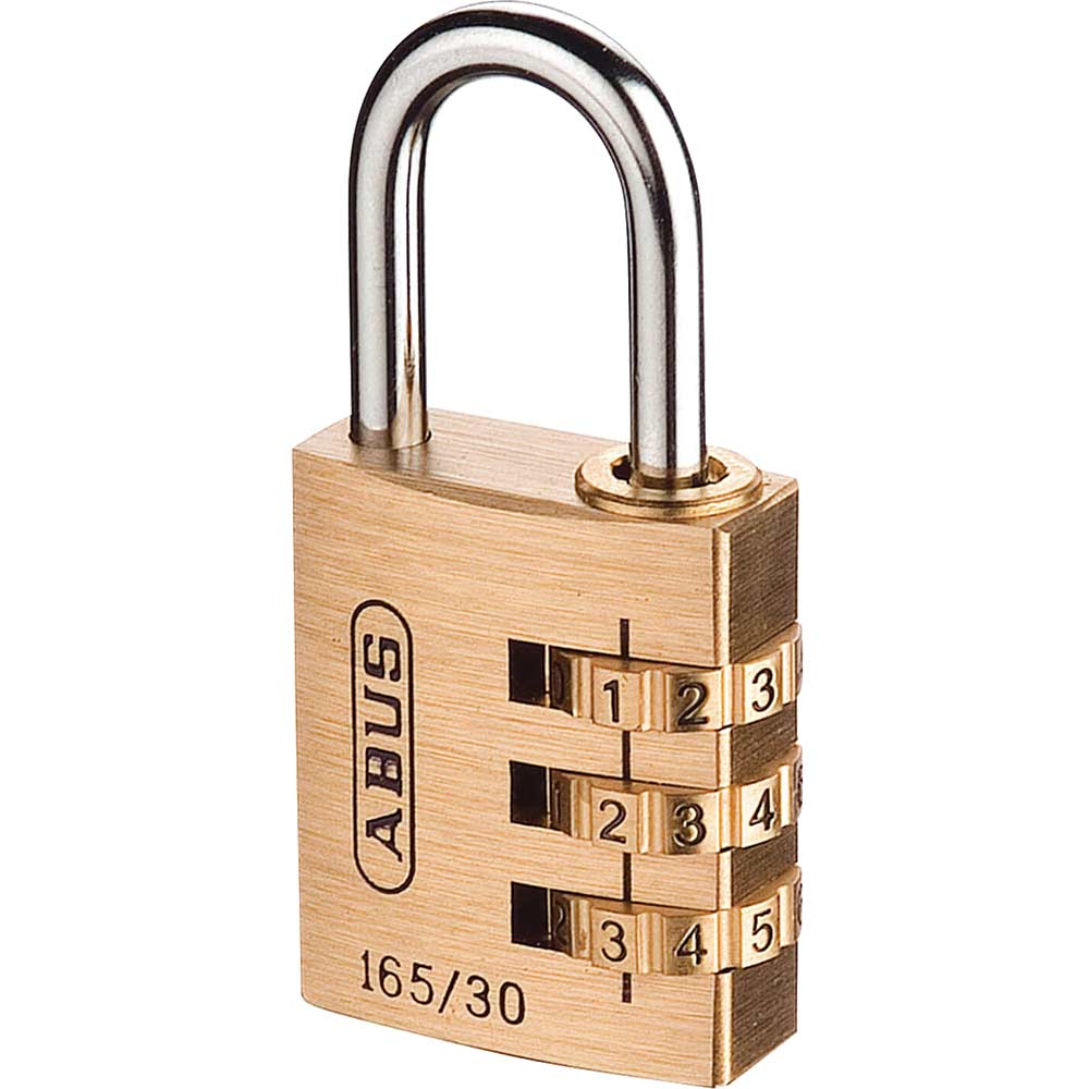 Image of Abus 30mm 3 Digit 165 Series Combination Padlock