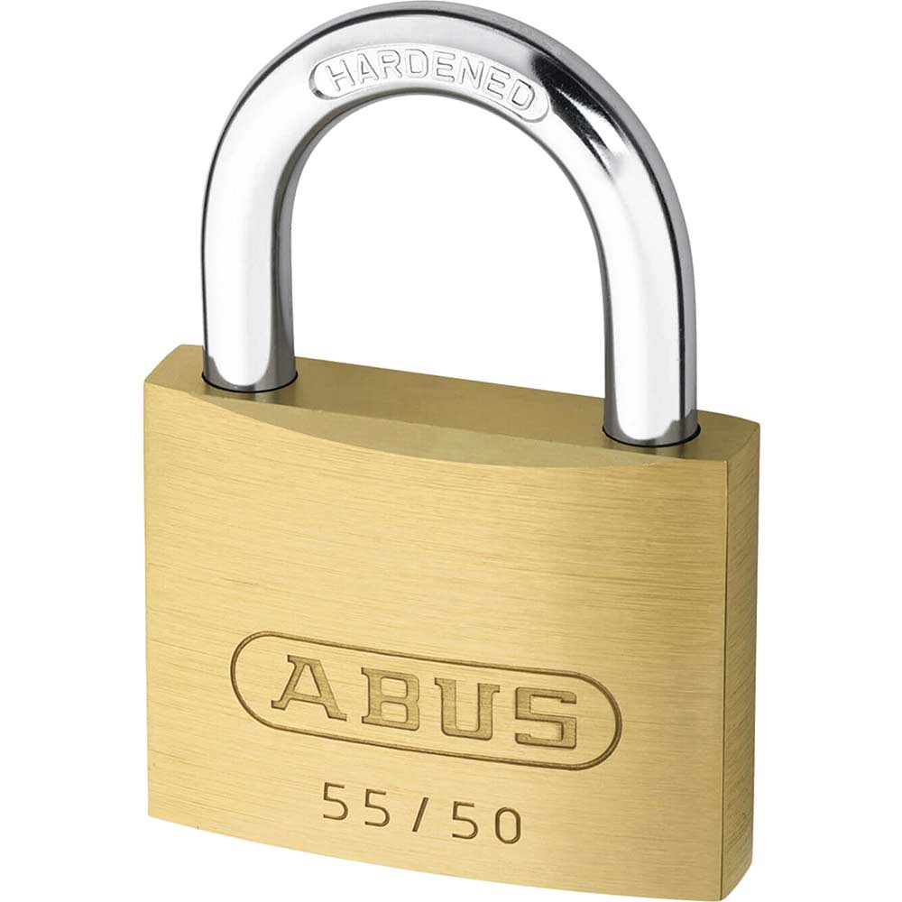 Abus 50mm 55 Series Basic Brass Padlock