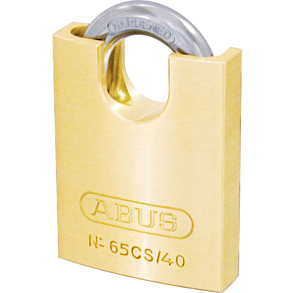 Image of Abus 40mm Close Shackle 65 Series Compact Brass Padlock