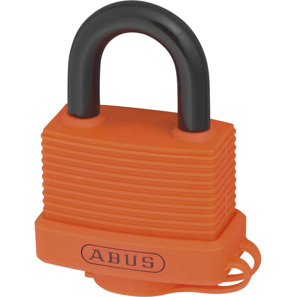 Abus 45mm 70AL Series Aluminium Padlock Orange Keyed Alike 6401