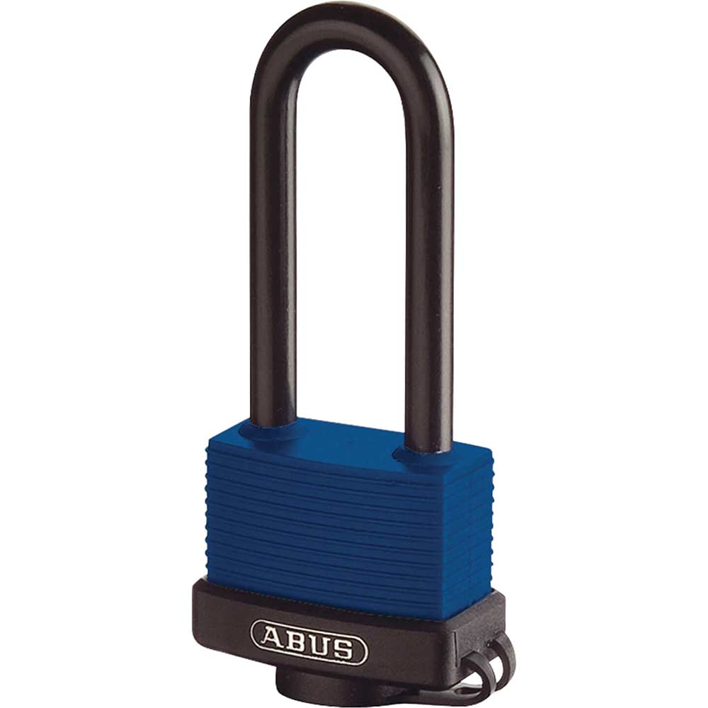 Image of Abus 50mm 70IB Series Aquasafe Padlock with Stainless Long Shackle 80mm Keyed Alike to Suite 6401