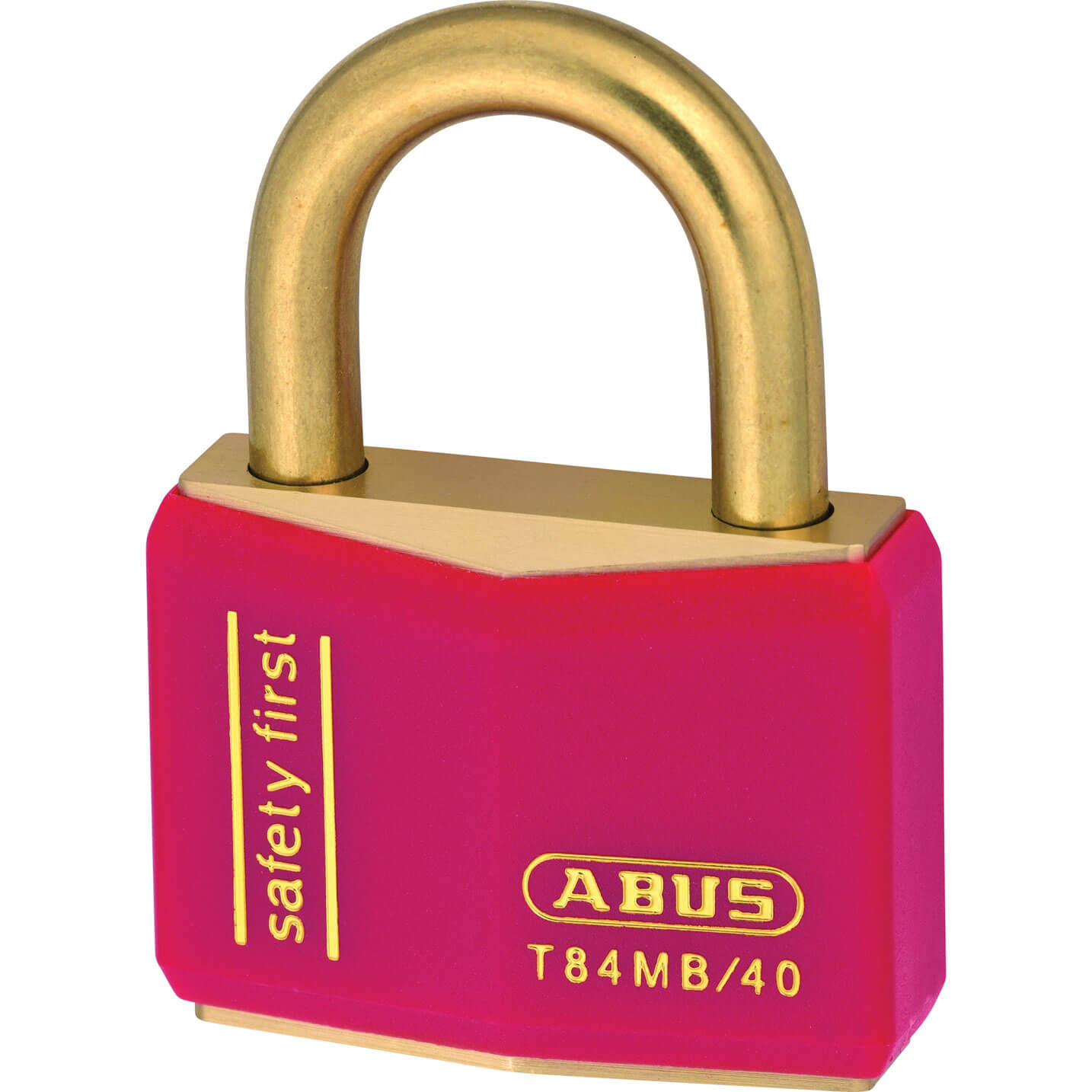 Image of Abus 40mm Red T84 Inox Series Brass Padlock