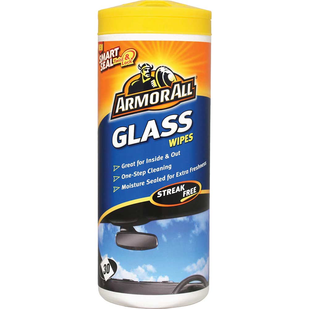 ArmorAll Car Glass Wipes Tub of 30