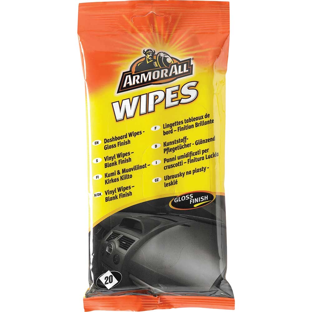 Armorall Dashboard Wipes Gloss Pouch Pack of 20