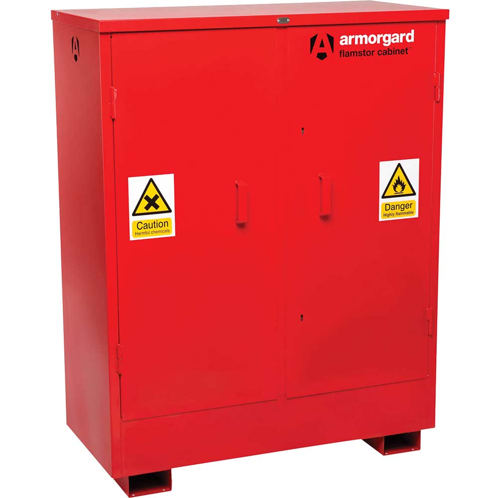 Image of Armogard Flamstor Chemical & Flammables Storage Cabinet 120cm x 55cm x 150cm