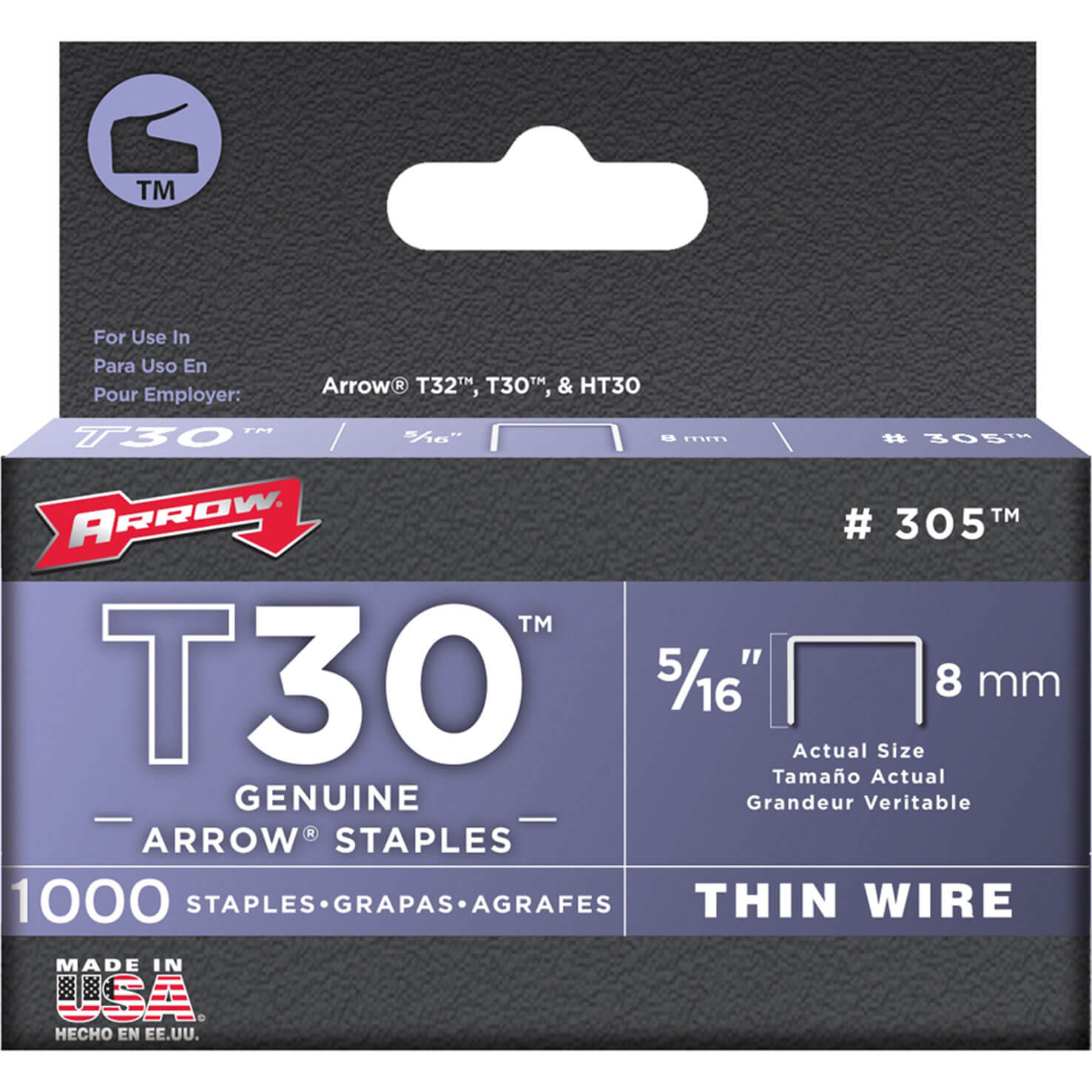 Arrow Staples 305Ip Box Of 5000 8mm