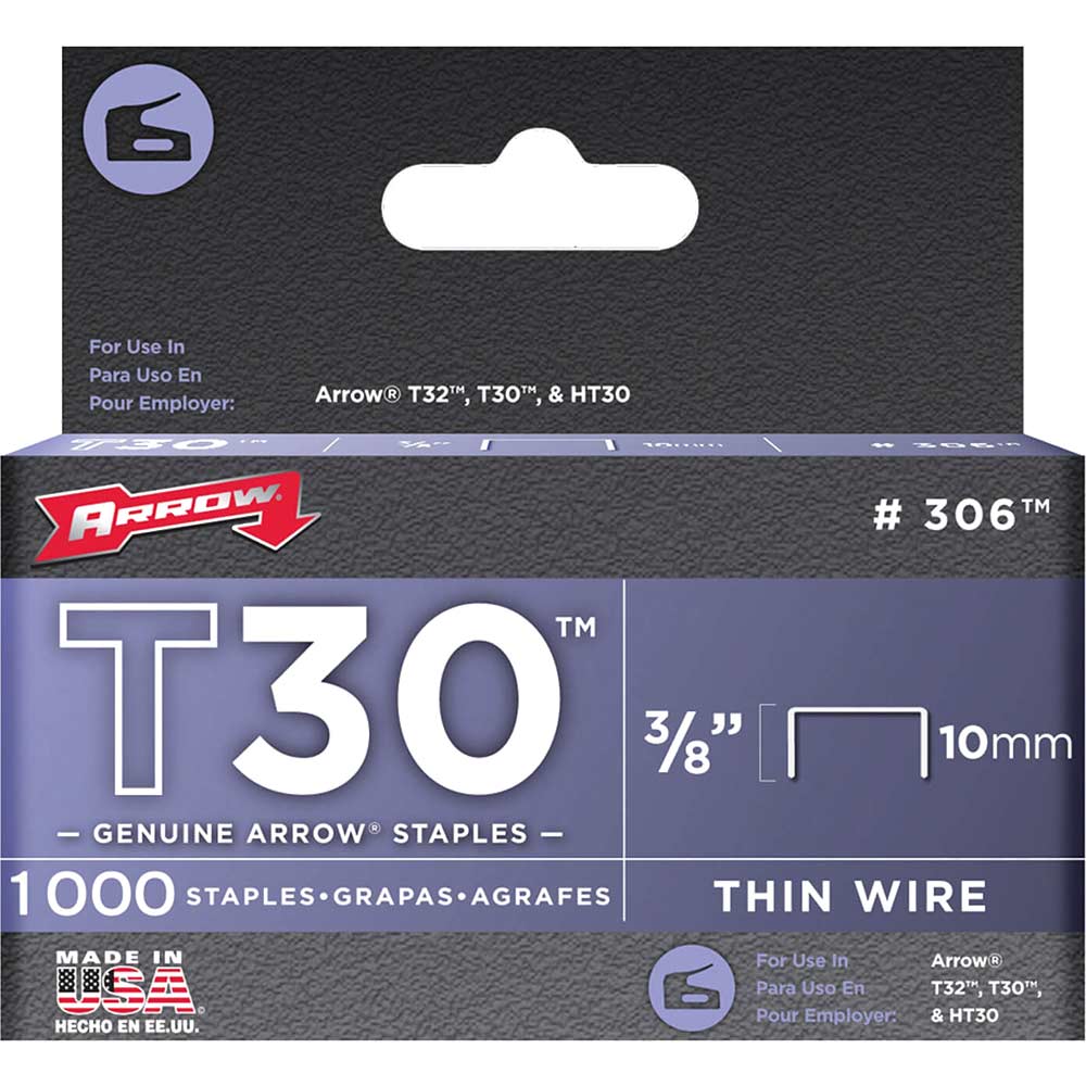 Arrow Staples 306Ip Box Of 5000 10mm